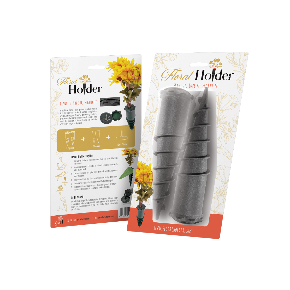 Floral Foam Ground Stake Holder 2 Pack