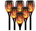 Solar Tiki Lamps with Flicker Flame