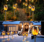 Solar Tiki Lamps with Flicker Flame