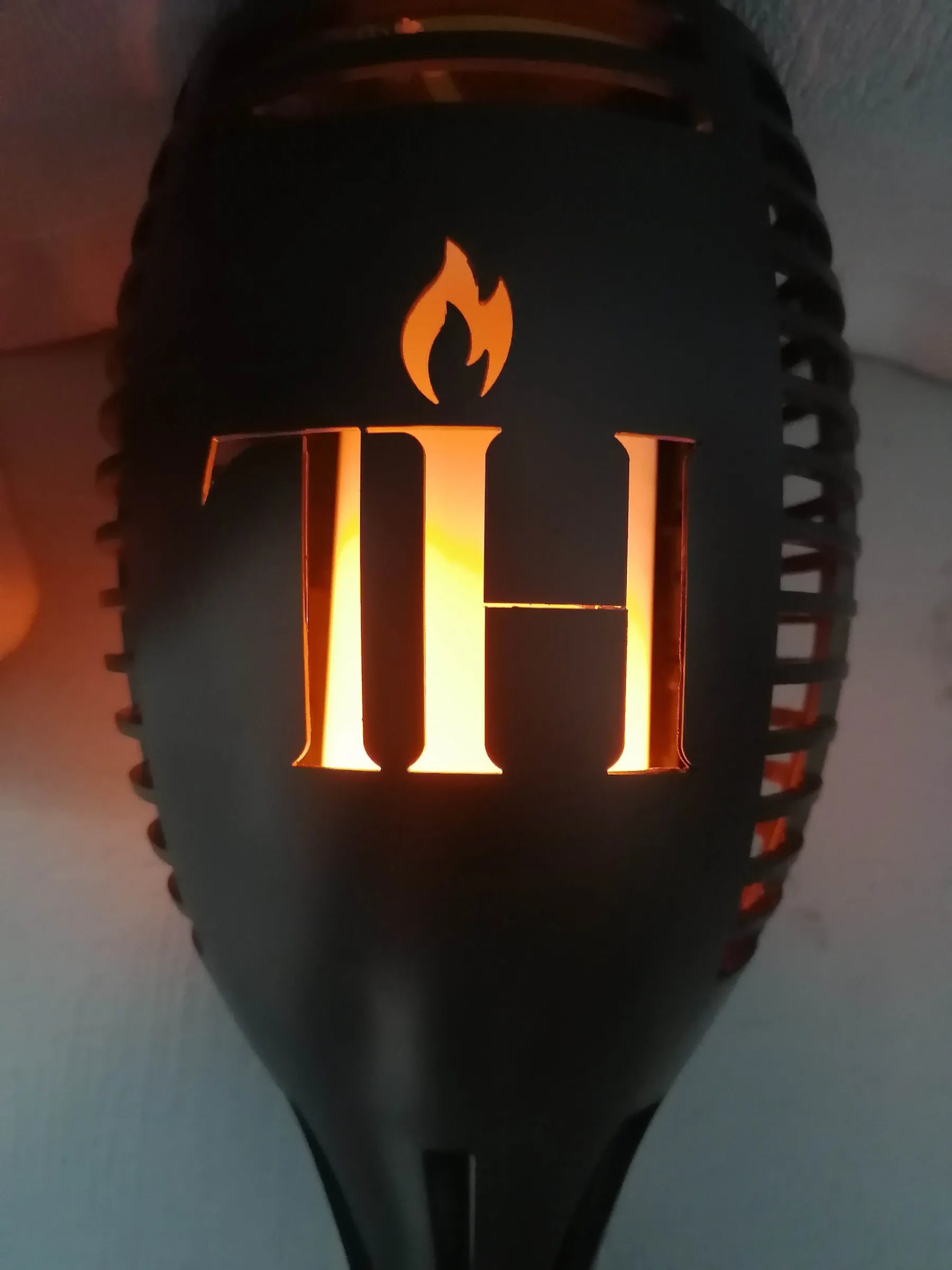 Custom Solar Tiki Lamps with Flicker Flame